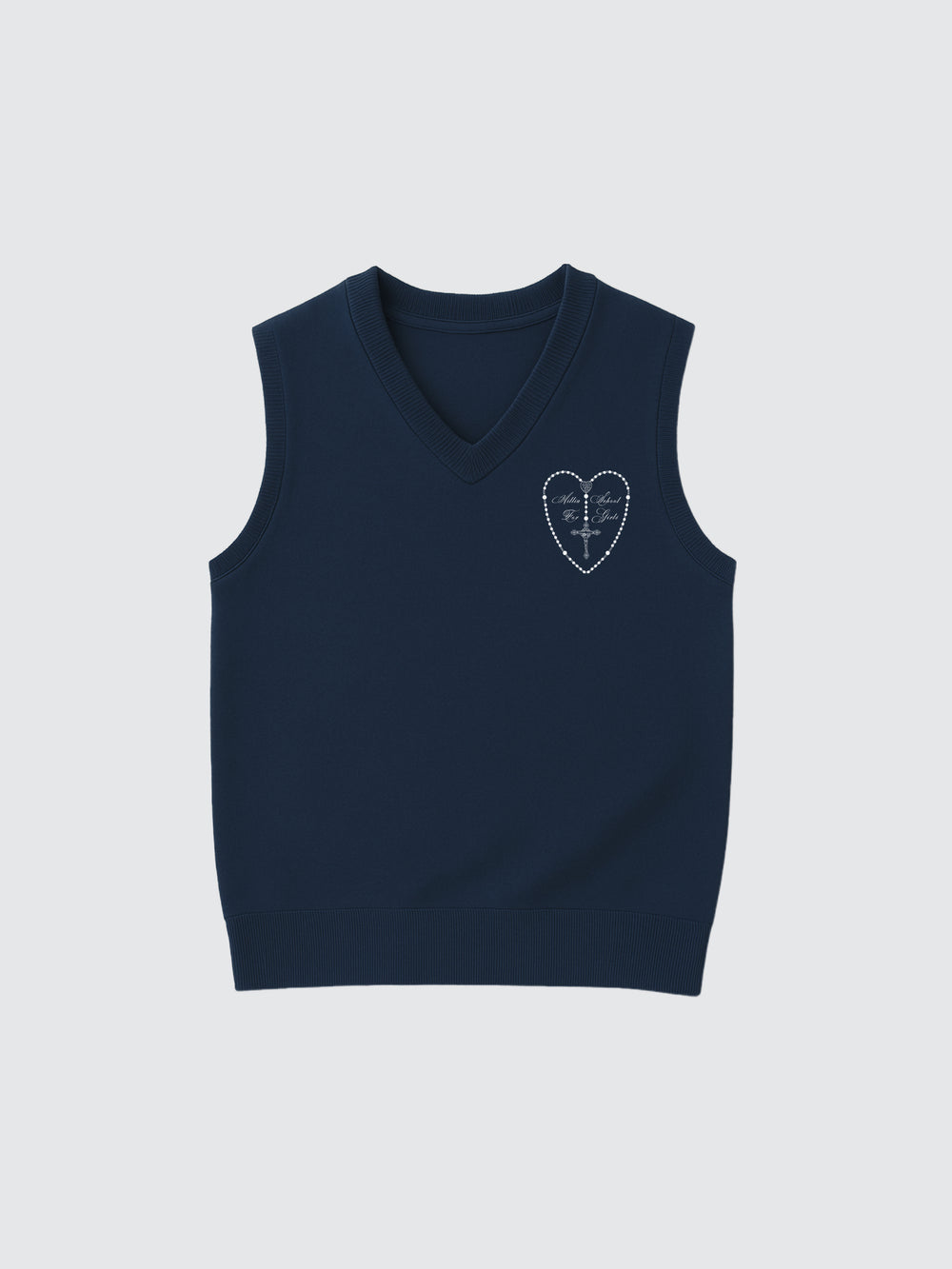 Uniform Sweater Vest Heart