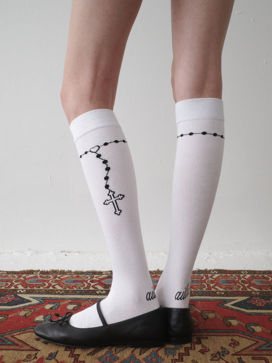 Annette Rosary High Socks