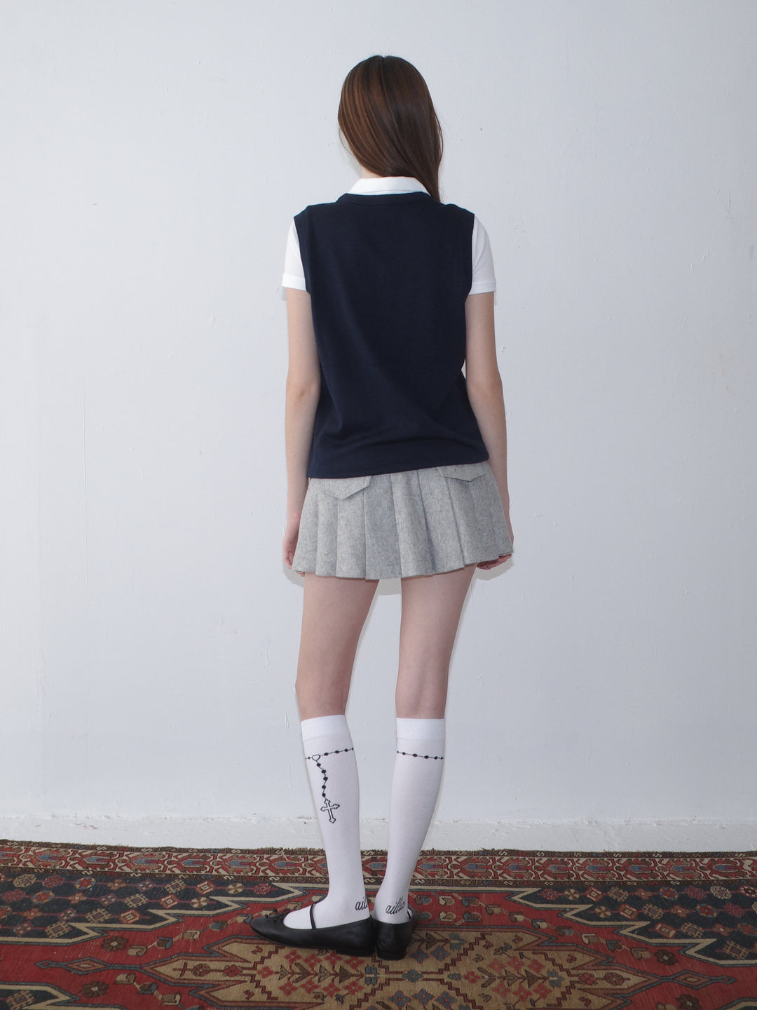 Uniform Sweater Vest Heart