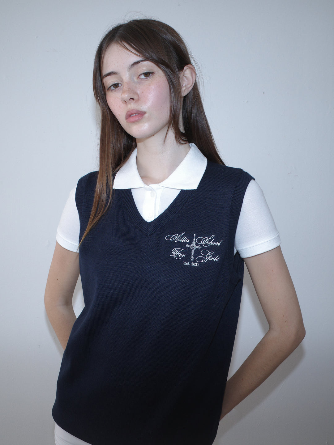 Uniform Sweater Vest Cross