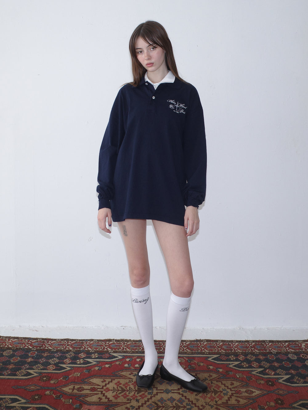 Long Sleeve Polo Dress